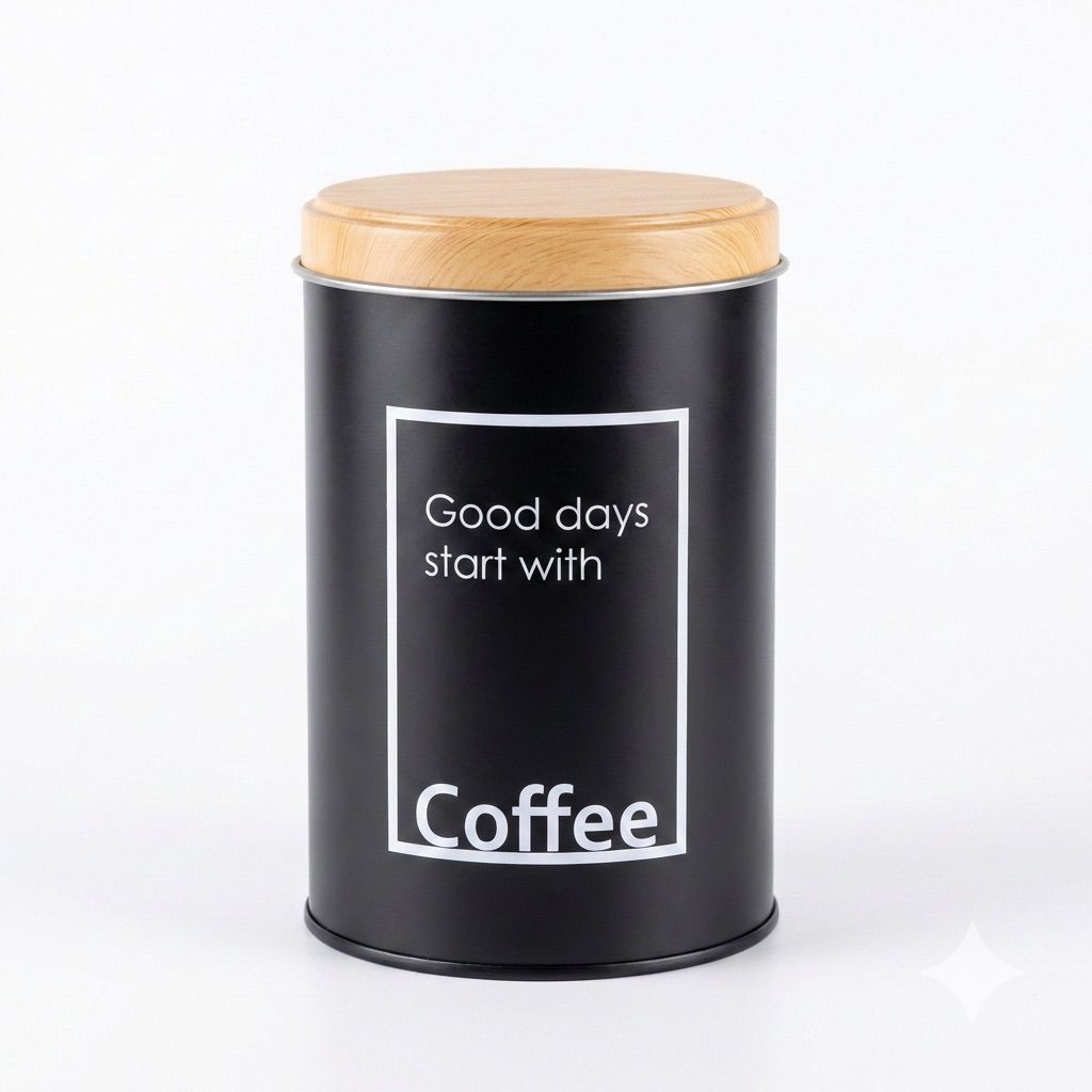 "Good Days" Round Coffee Tin