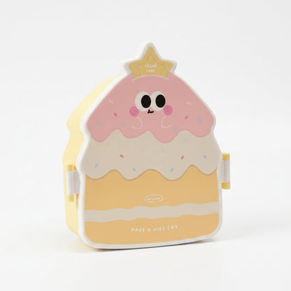 Sweet Treat Shaped Bento Lunch Box with Utensils