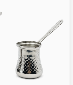Piece Hammered Stainless Steel Turkish Coffee Pot Set