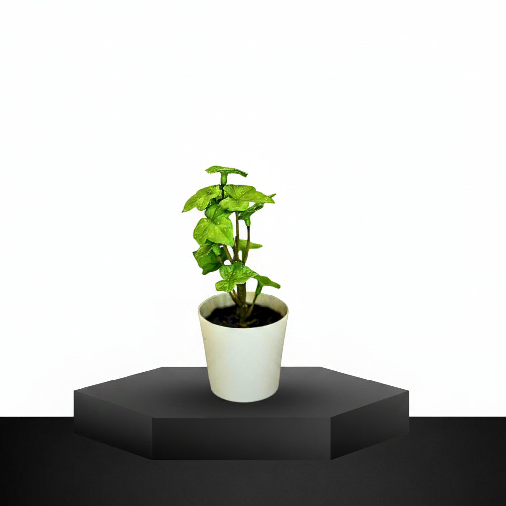 Artificial Potted Ivy Plant – Minimalist Green Decor