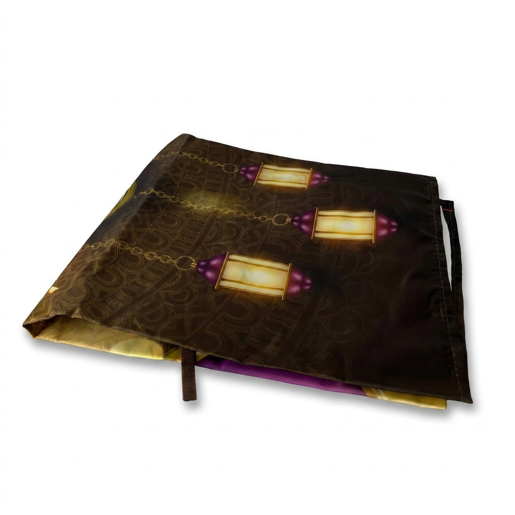 Ramadan Lantern-Themed Canvas Kitchen Apron
