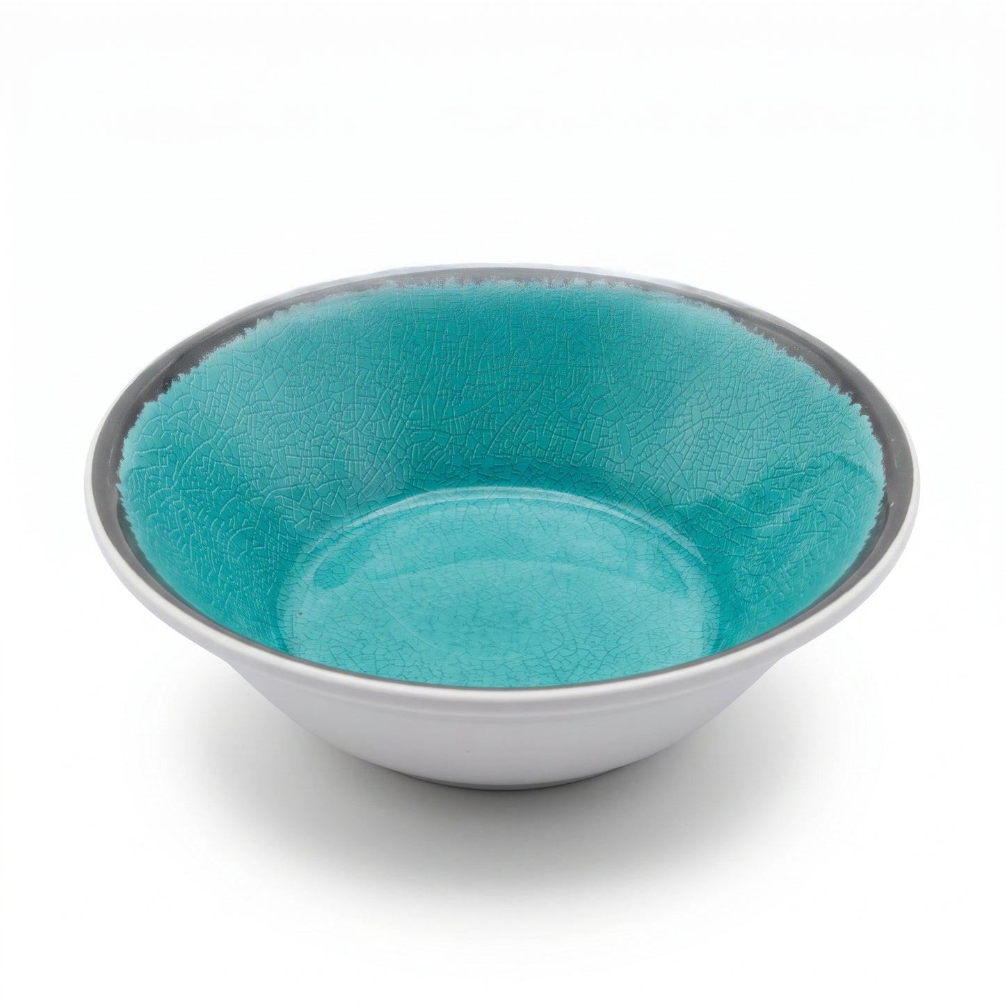 Round Bowl with Intricate Interior Web Pattern