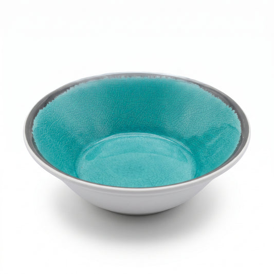 Round Bowl with Intricate Interior Web Pattern