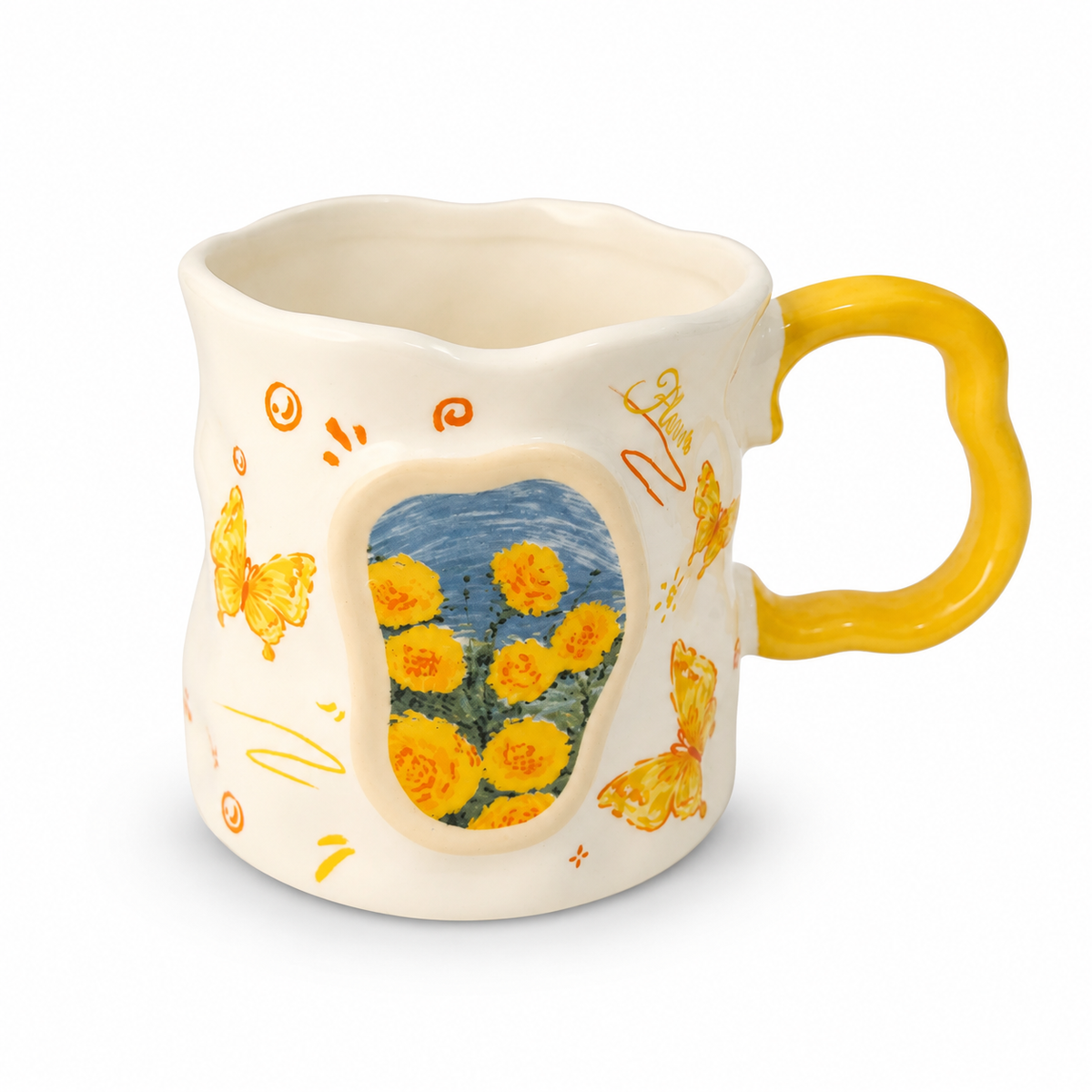 Artful Muse Mugs — Ceramic Mugs with Framed Art Design