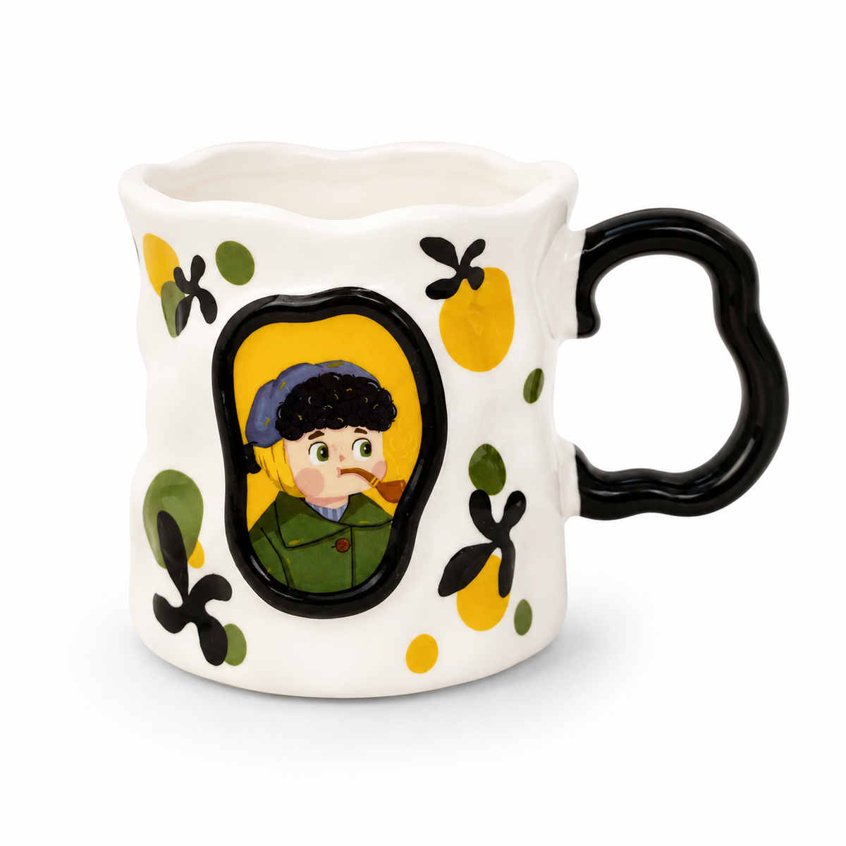 Artful Muse Mugs — Ceramic Mugs with Framed Art Design