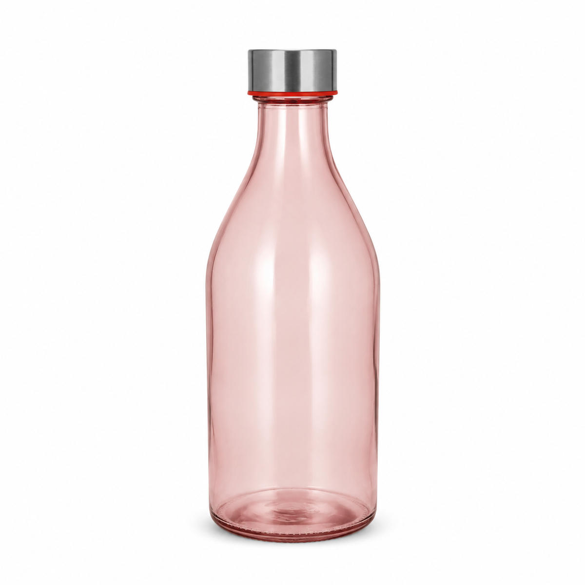 Glass Bottle with Stainless Steel Screw Cap
