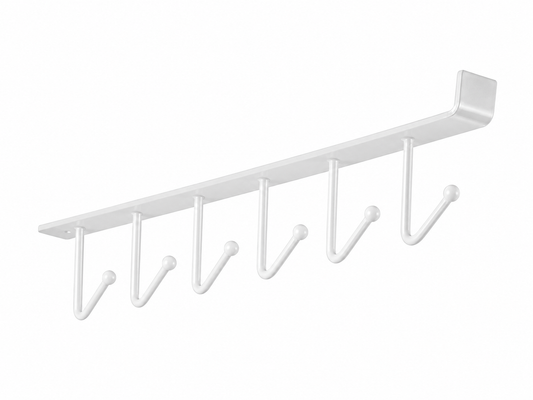 Under Cabinet Hanging Mug & Utensil Hook Rack