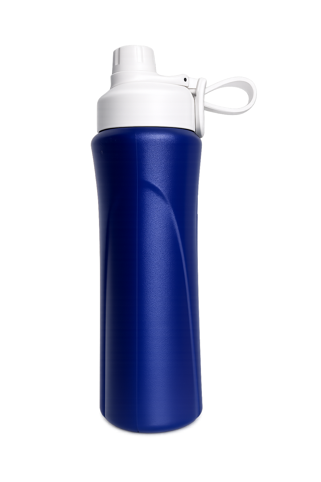 Blue Insulated Sports Water Bottle with Flip Lid