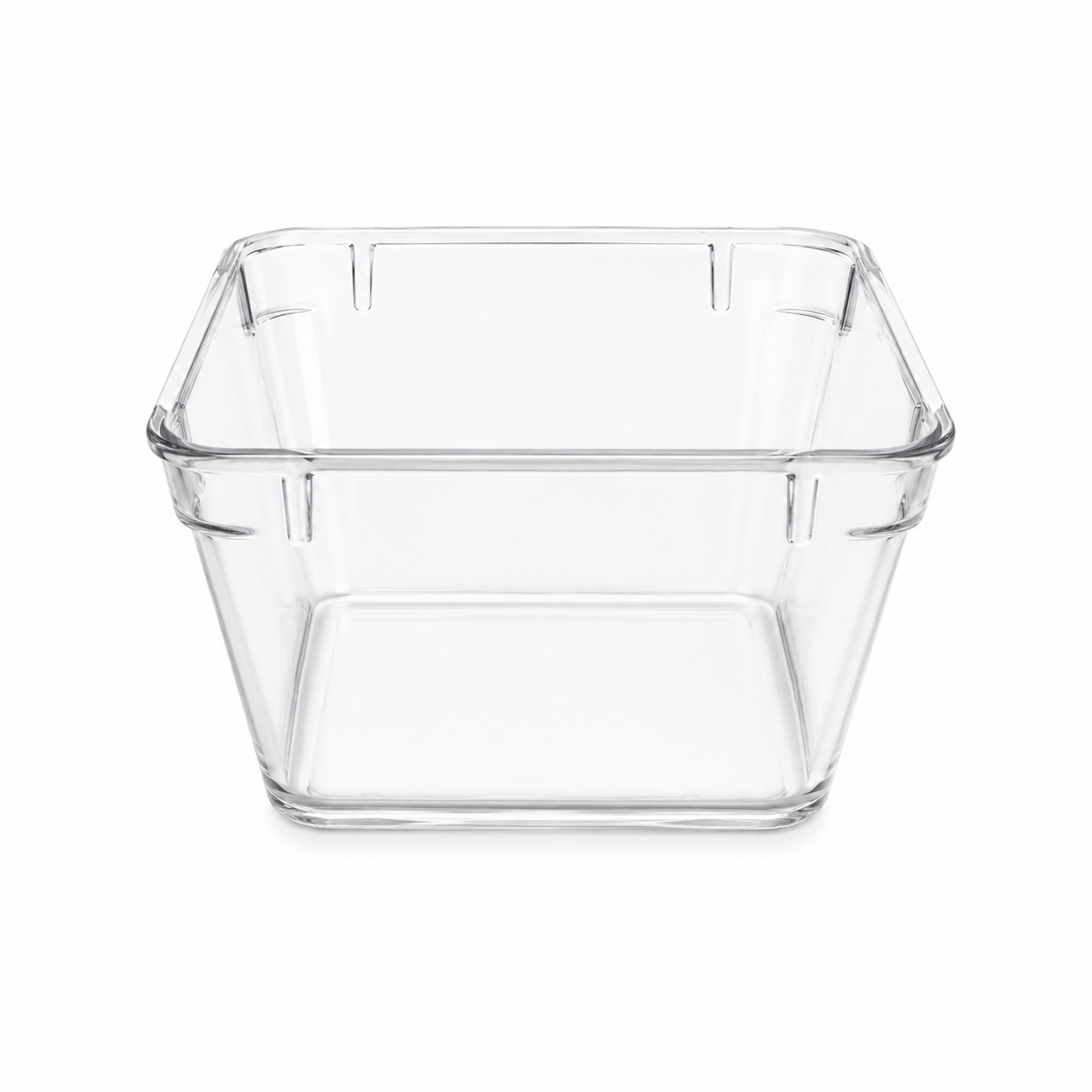 Clear Glass Storage Jar with Bamboo Lid