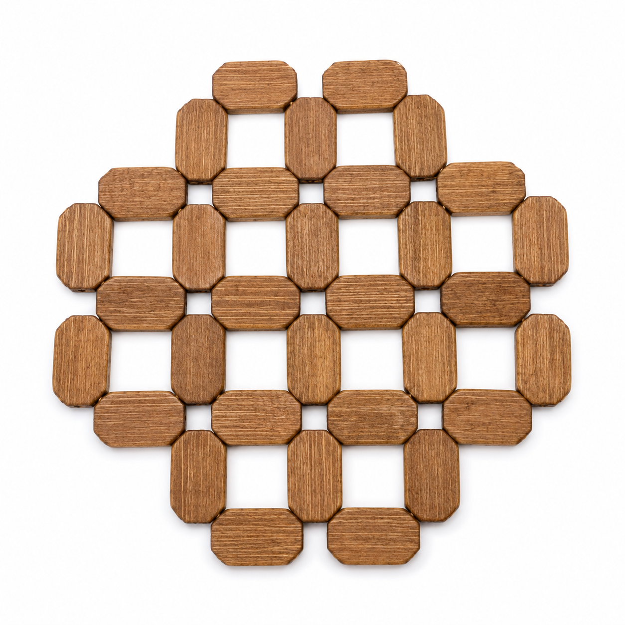 Elegant Wooden Heat Resistant Trivet for Kitchen & Dining