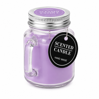 Mini Handmade Scented Candle Jar Set