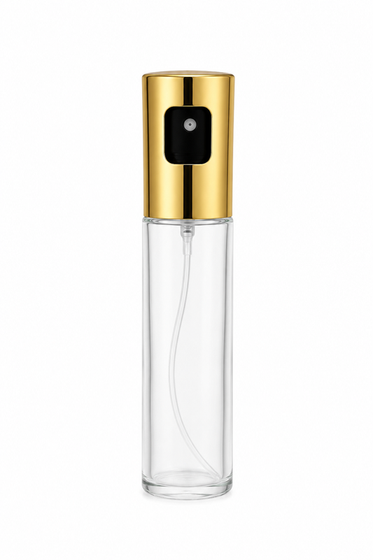 Refillable Fine Mist Spray Bottle – Gold Edition