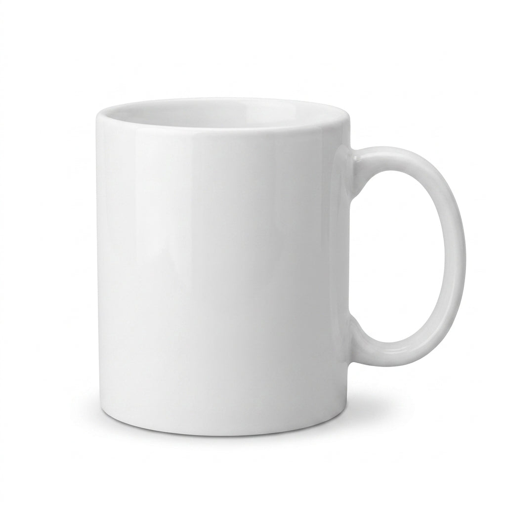 Classic Ceramic Mug – Simple Rounded Handle Design