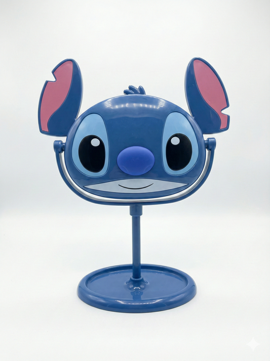 Cute Cartoon Character Desktop Mirror with Stand