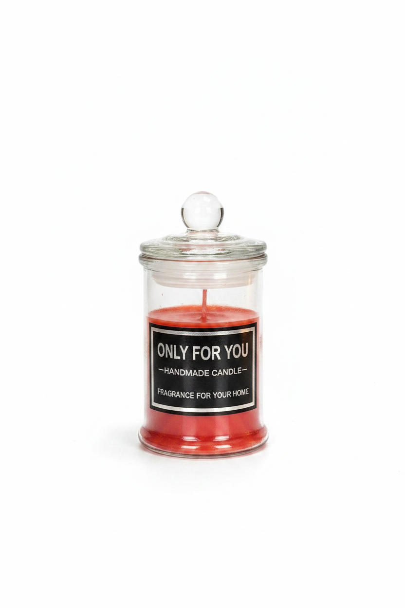 "Only For You" Apothecary Jar Candle