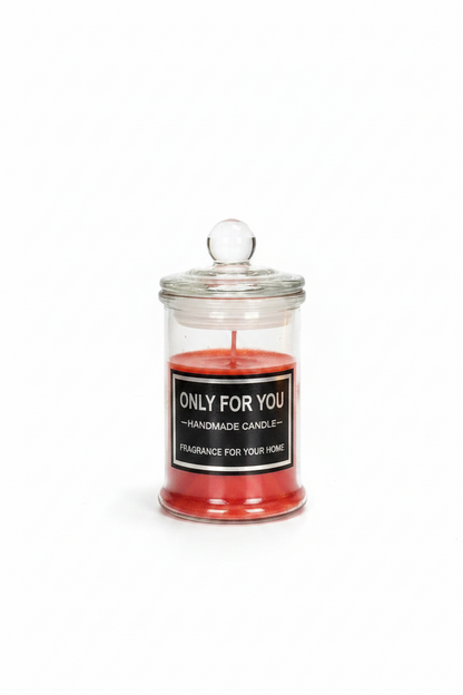 "Only For You" Apothecary Jar Candle
