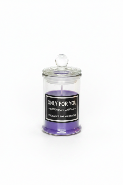 "Only For You" Apothecary Jar Candle