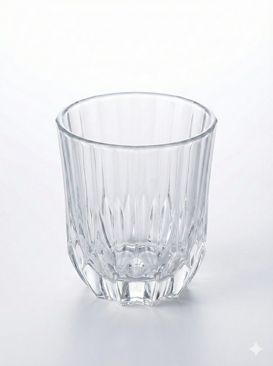 Premium Faceted Glass Tumbler