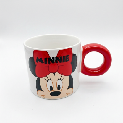 Disney-inspired ceramic mug with Circular Handle