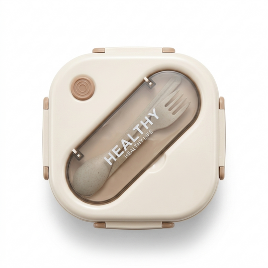 Healthy Life Leakproof Lunch Box with Spoon & Fork