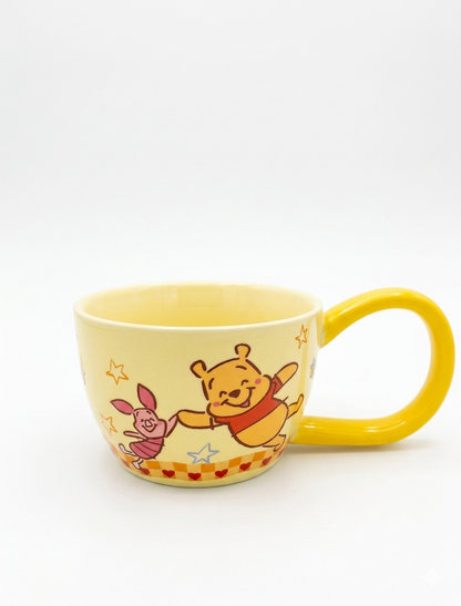 Stitch Cartoon Ceramic Mug – Cute Blue Coffee & Tea Cup with Large Handle