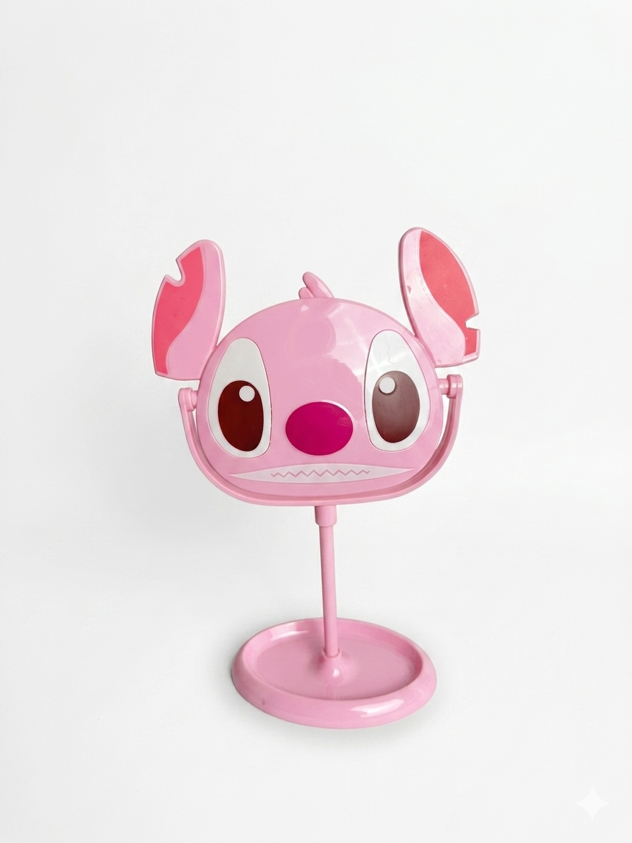 Cute Cartoon Character Desktop Mirror with Stand