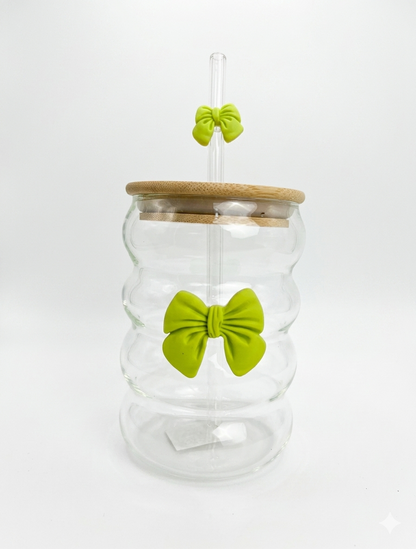 Wavy Glass Can Tumbler