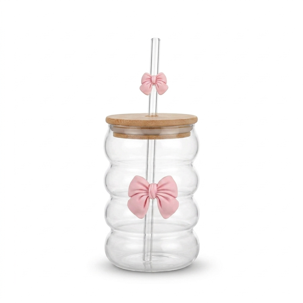 Wavy Glass Can Tumbler