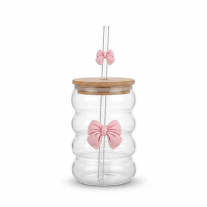 Wavy Glass Can Tumbler