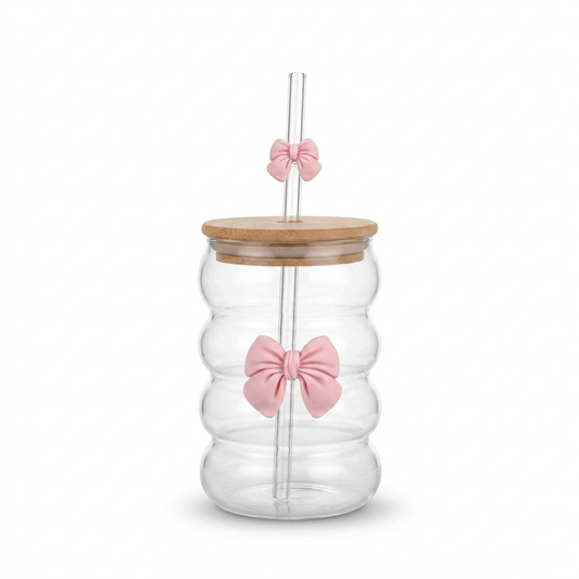 Wavy Glass Can Tumbler