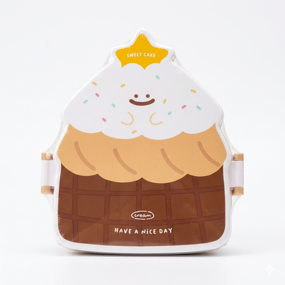 Cute Cupcake Shaped Kids Lunch Box