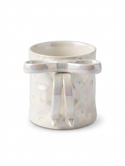 Pearl White Ceramic Mug