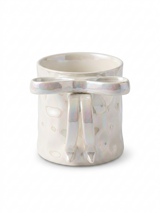 Pearl White Ceramic Mug