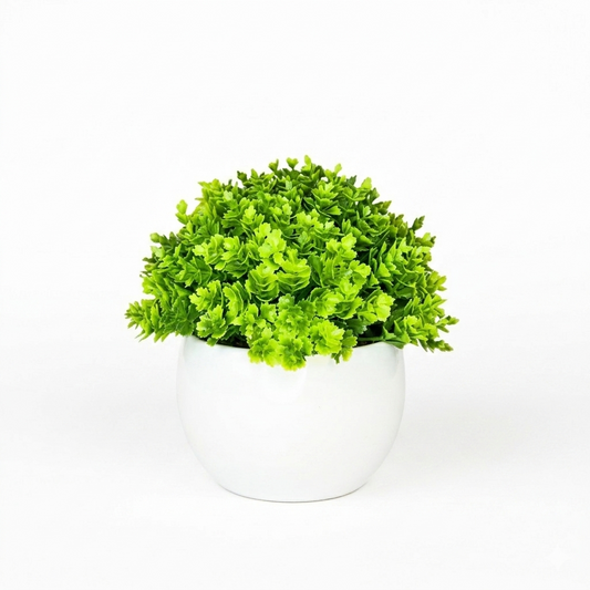 Artificial Mini Tea Leaf Topiary