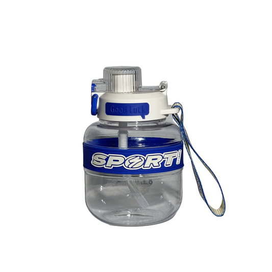 Trendy Blue & White "Sport" Sipper Bottle