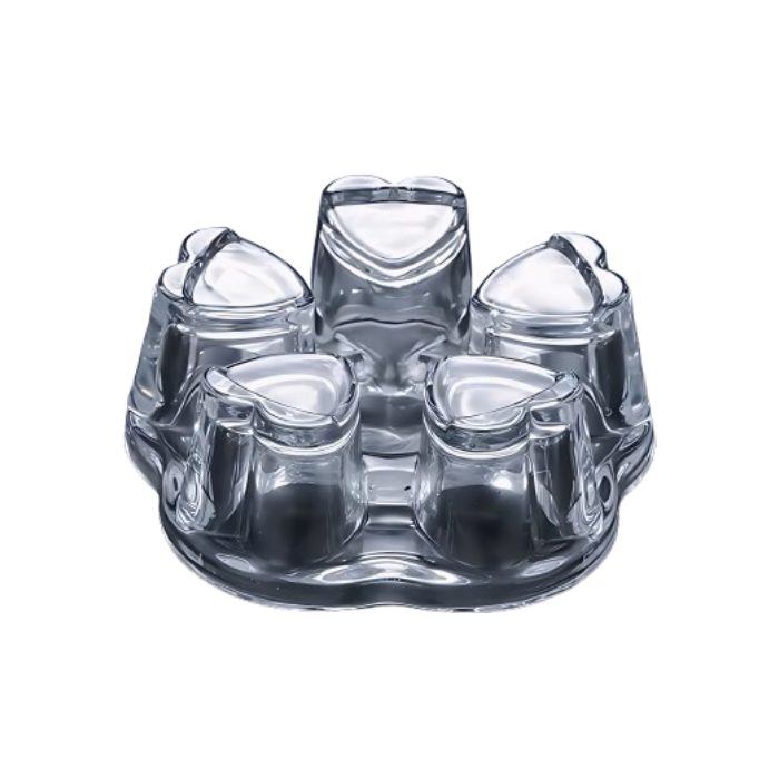 حامل شموع قلب أنيق