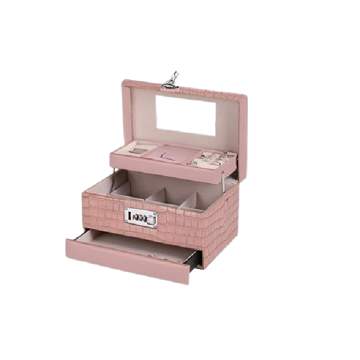 علبة مجوهرات 3 طبقات أنيقة