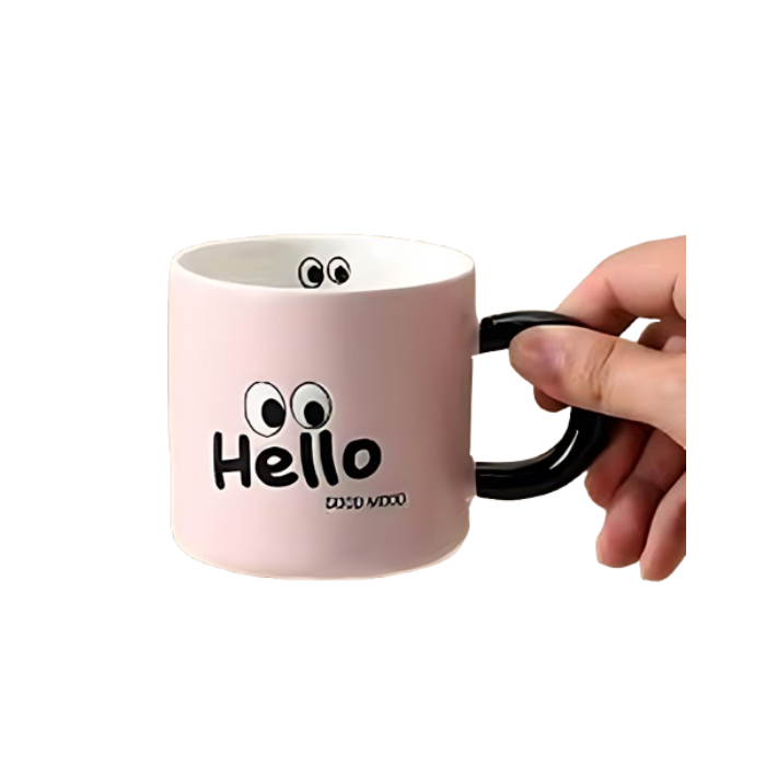 Hello Ceramic Mug – Cute