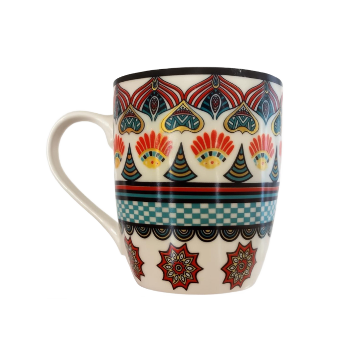 كوب سيراميك مزخرف أنيق