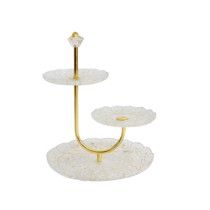 Three Tier Cake and Dessert Serving Set