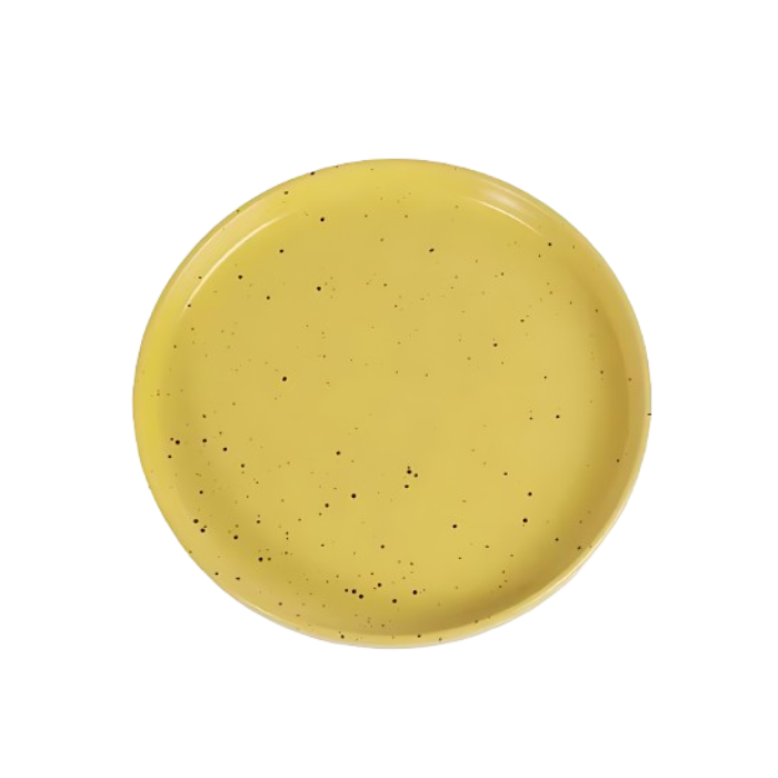 طبق بورسلين منقط