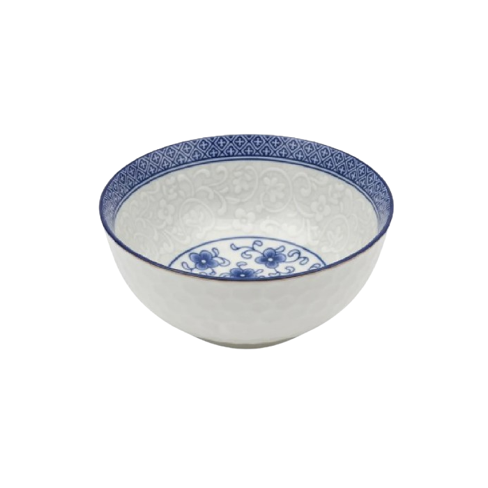 وعاء سيراميك أنيق بتصميم ازرق