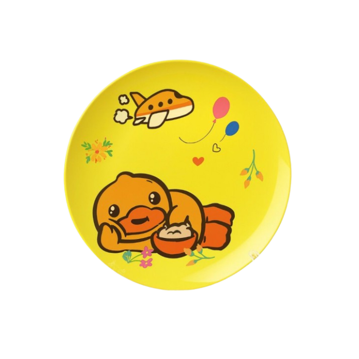 Cute Duck Kids Plate