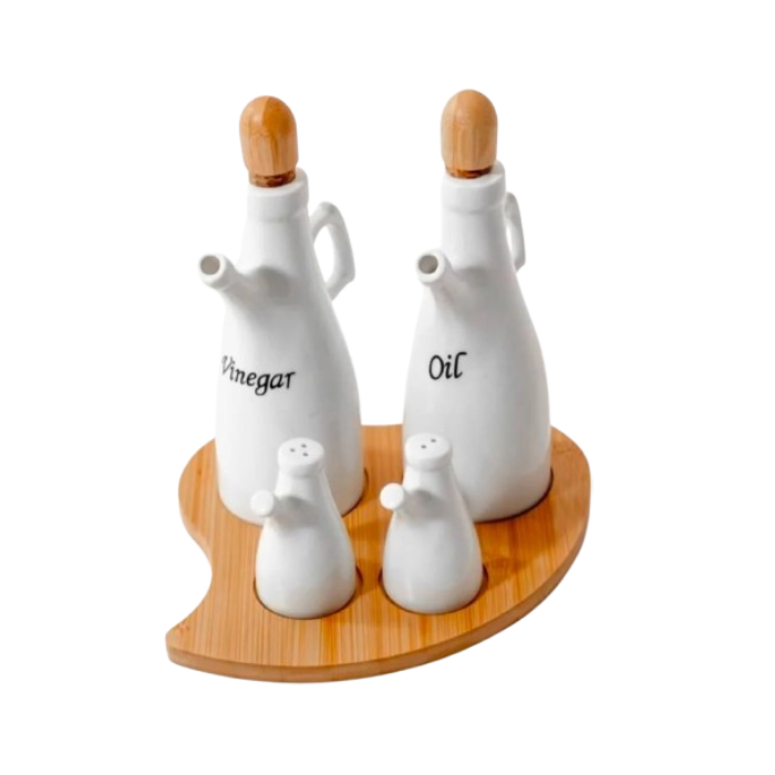 Chic 5-Piece Porcelain Serving Set