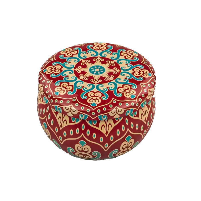 شمع عطري بتصميم بوهيمي 