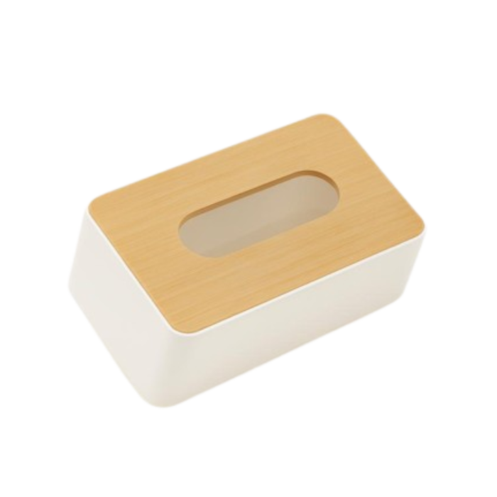 علبة مناديل أنيقة بغطاء 