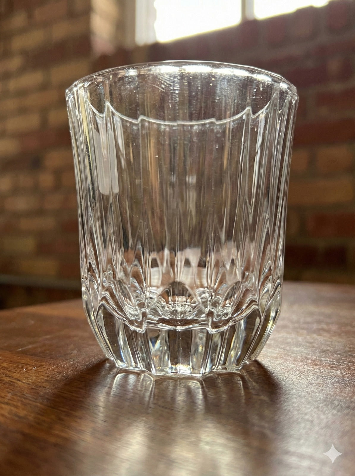 Classic Faceted Glass Tumbler