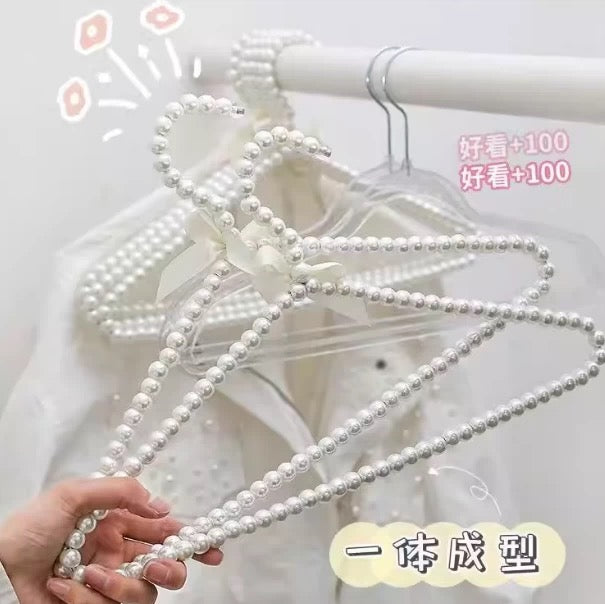 Pearl Beaded Decorative Clothes Hangers