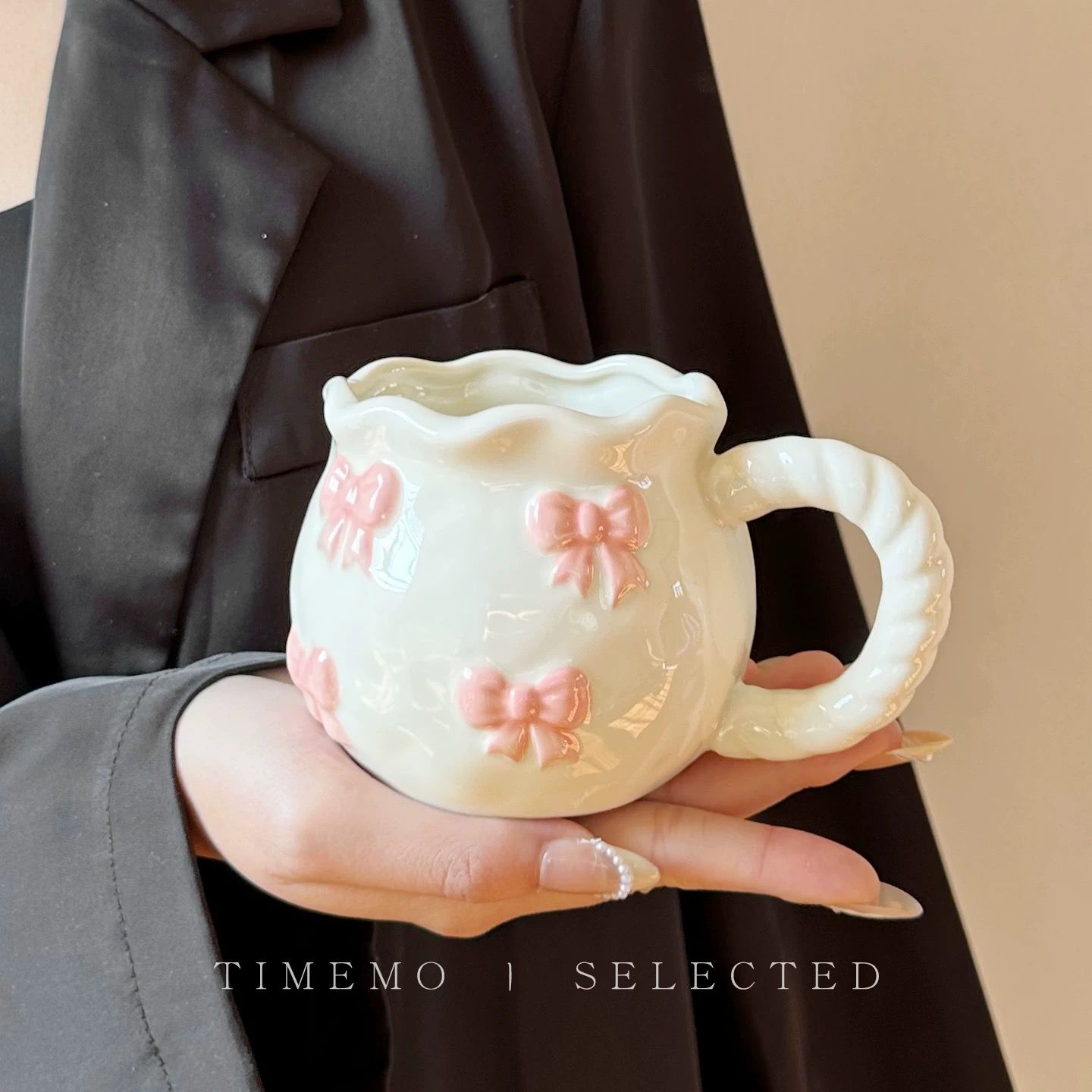 Blush Bow Mug