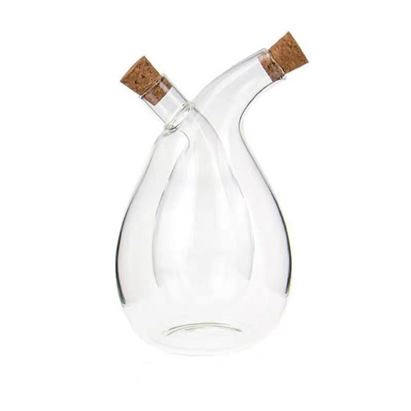 Double Spout Glass Oil & Vinegar Cruet